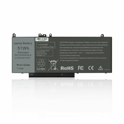 0WYJC2, 1KY05 replacement Laptop Battery for Dell 080-854-0066, Latitude E5250 Series Notebook, 7.4 V, 7000 Mah