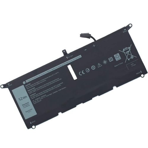 0H754V, DXGH8 replacement Laptop Battery for Dell PS 13-9380, XPS 13 2018, 4 cells, 7.6v, 52wh