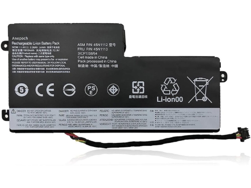 31CP7/38/64, 31CP7/38/65 replacement Laptop Battery for Lenovo ThinkPad T440, ThinkPad T440S, 3 cells, 11.1v Or 11.4v, 24wh