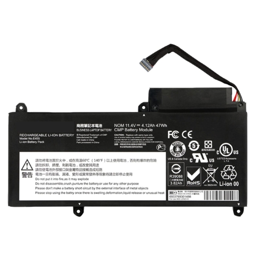 45N1752, 45N1753 replacement Laptop Battery for Lenovo ThinkPad E450, ThinkPad E450C, 11.4v, 47wh