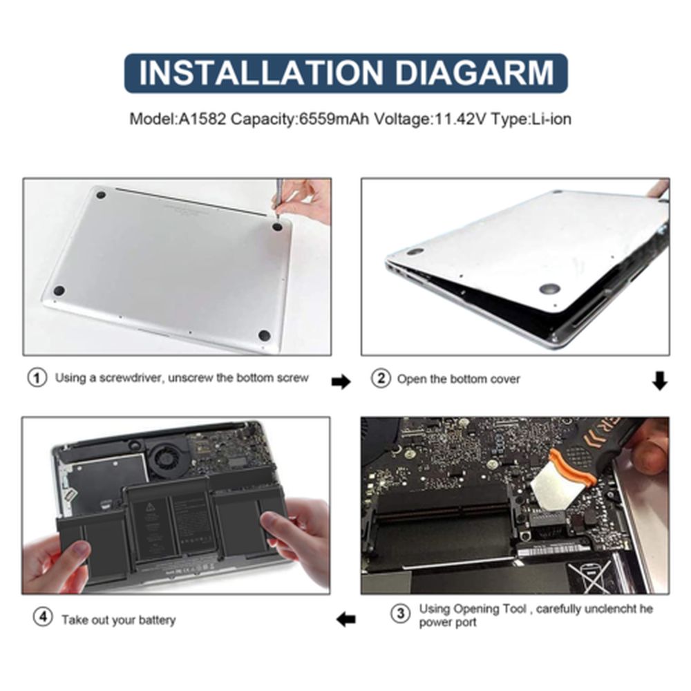 High Quality Replacement Laptop Battery for Apple MacBook Pro 13