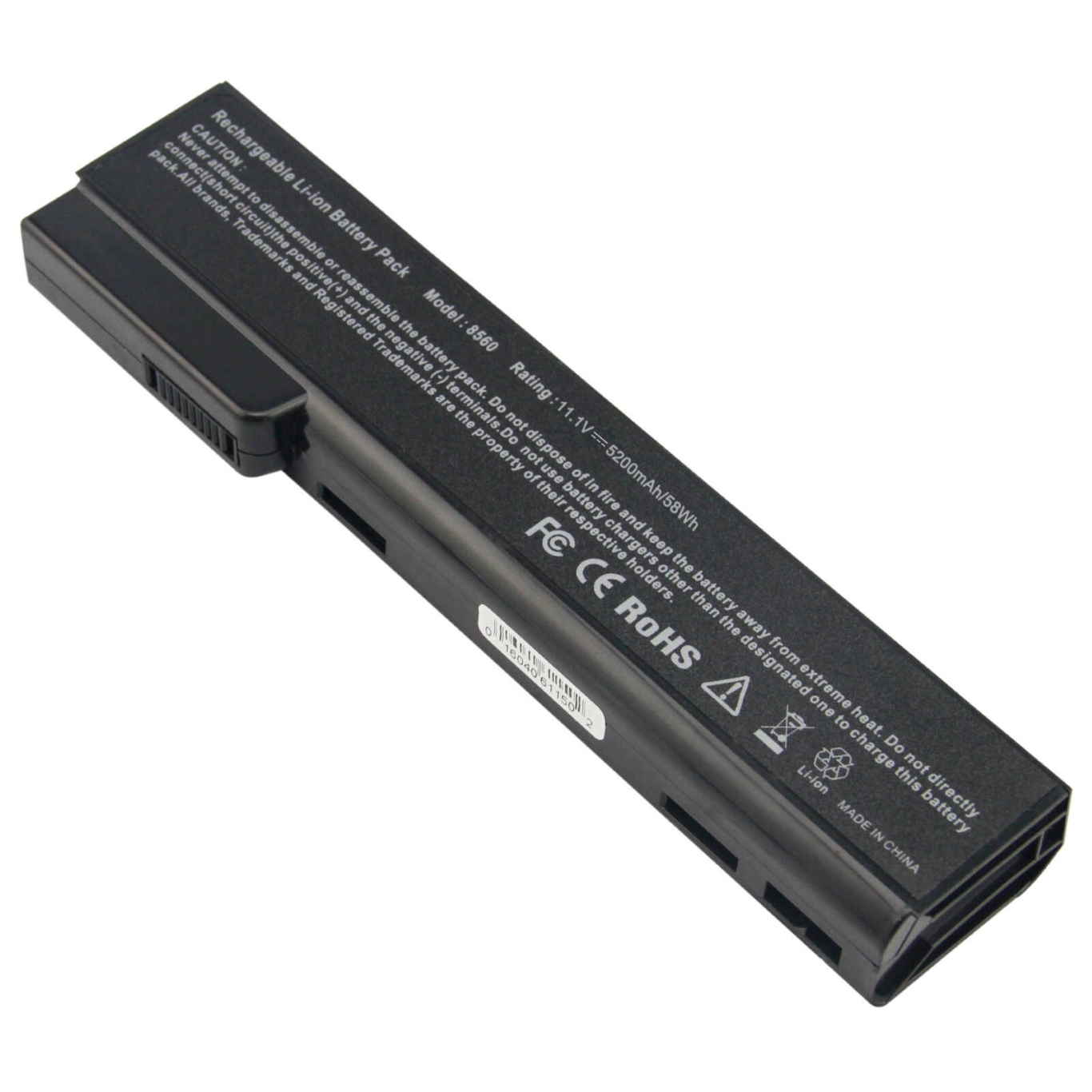 628369-421, 628664-001 replacement Laptop Battery for HP 6360t Mobile Thin Client, EliteBook 8460p, 9 cells, 11.1 V, 7800 Mah