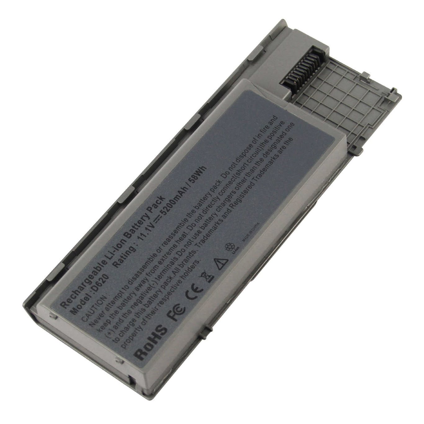 0GD775, 0GD776 replacement Laptop Battery for Dell Latitude D620, Latitude D620 ATG, 6 cells, 11.1V, 5200 Mah