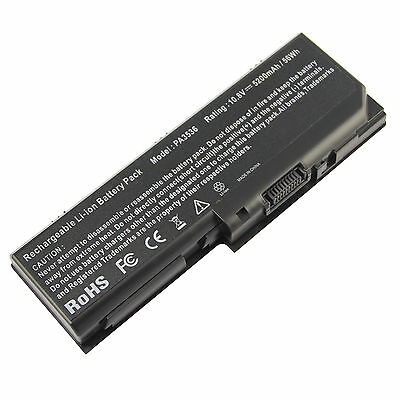 PA3536U-1BRS, PA3537U-1BAS replacement Laptop Battery for Toshiba Equium P200 Series, Equium P200-178, 11.1 V, 6 cells, 5200 Mah