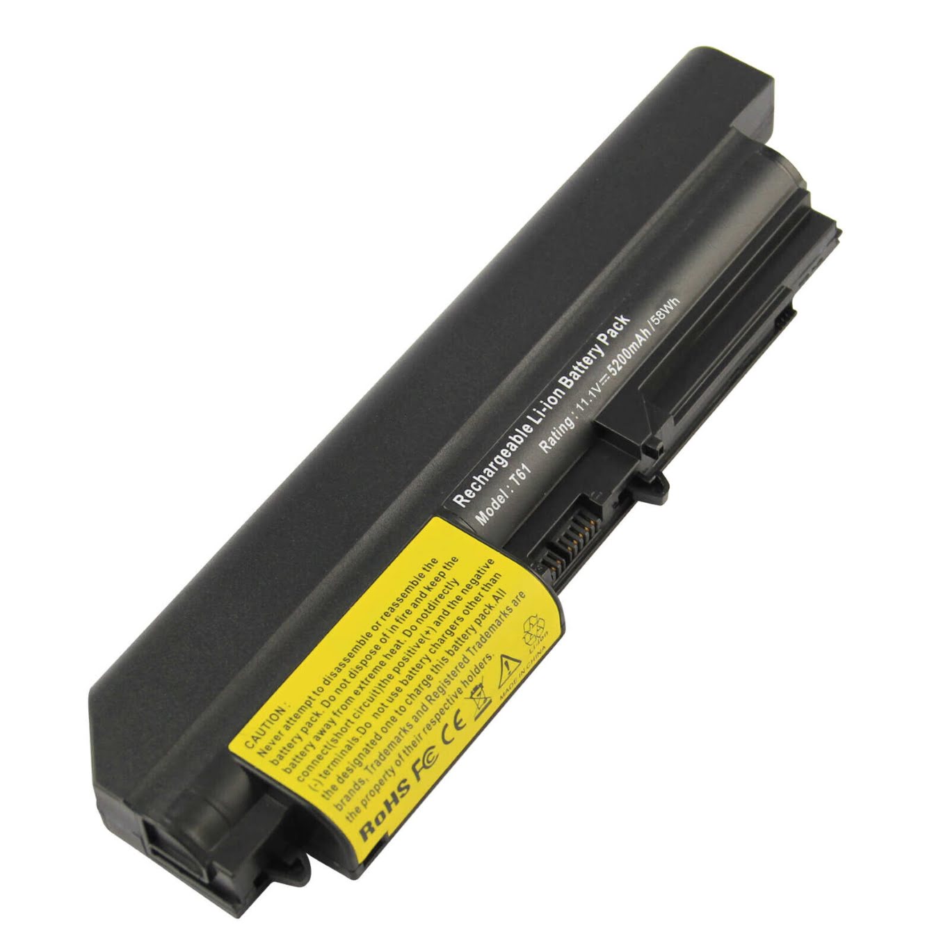 41U3196, 41U3198 replacement Laptop Battery for IBM Thinkpad R400, ThinkPad R400 7443, 11.1 V, 6 cells, 5200 Mah