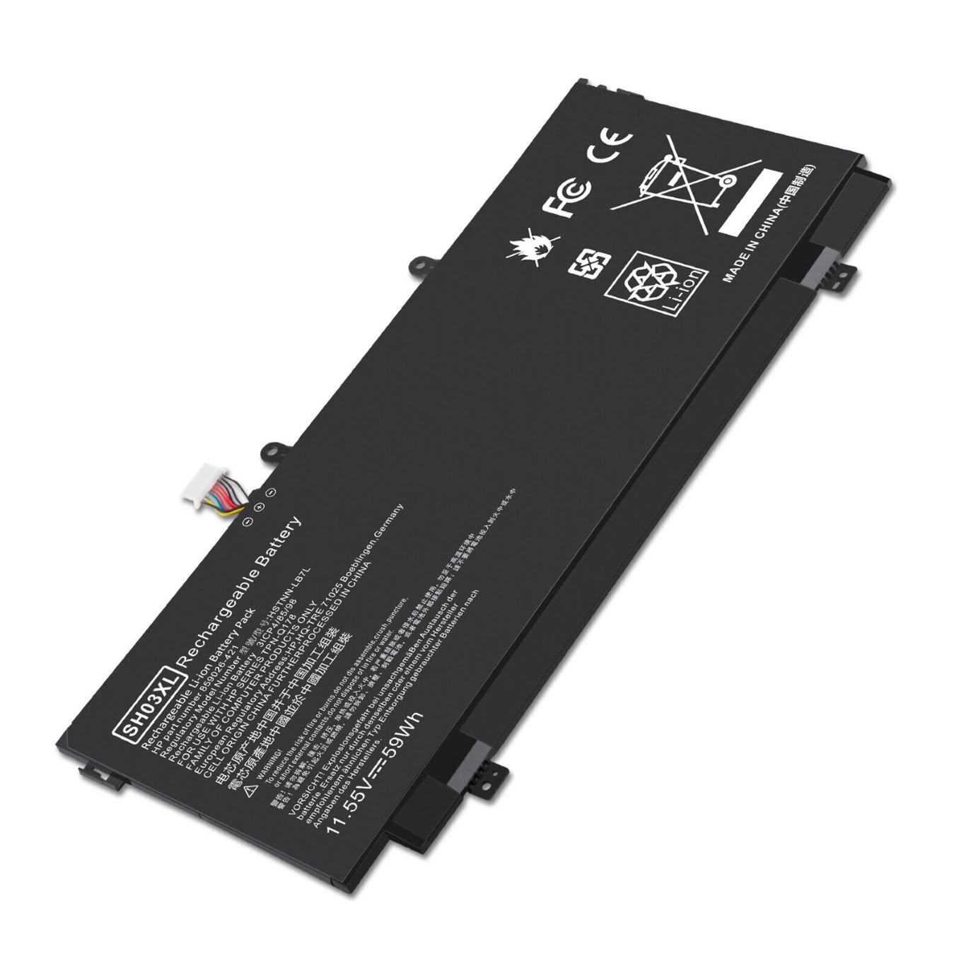 859026-421, 859356-855 replacement Laptop Battery for HP Spectre x360, Spectre x360 13 w023dx, 11.55v, 3 cells, 4795mah