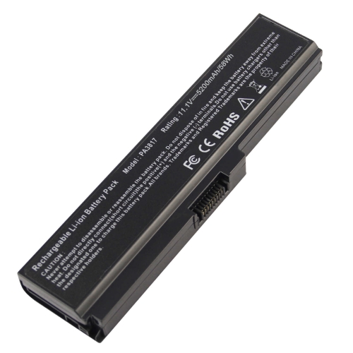 PA3817U-1BAS, PA3817U-1BRS replacement Laptop Battery for Toshiba Satellite A660, Satellite A660D, 6 cells, 11.1 V, 5200 Mah