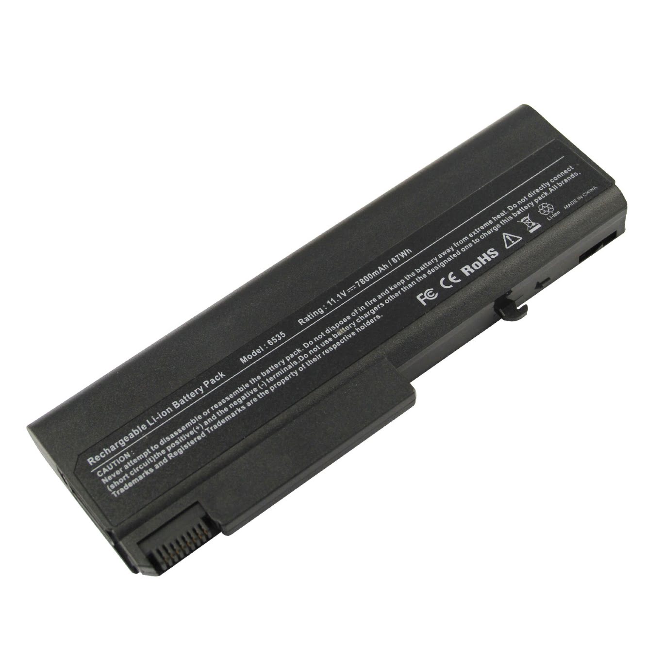 458640-542, 482962-001 replacement Laptop Battery for HP 6500B, 6530b, 11.1 V, 9 cells, 7800 Mah