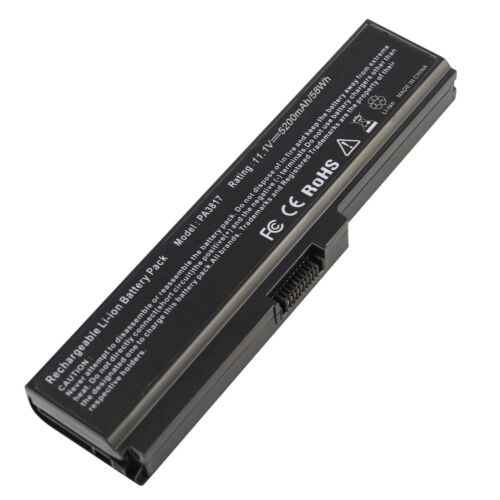 PA3817U-1BAS, PA3817U-1BRS replacement Laptop Battery for Toshiba Satellite A660, Satellite A660D, 11.1 V, 6 cells, 5200 Mah