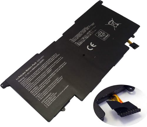 C22-UX31 replacement Laptop Battery for Asus UX31 Series, UX31 Ultrabook Series, 7.4V, 4 cells, 6840mah / 50wh