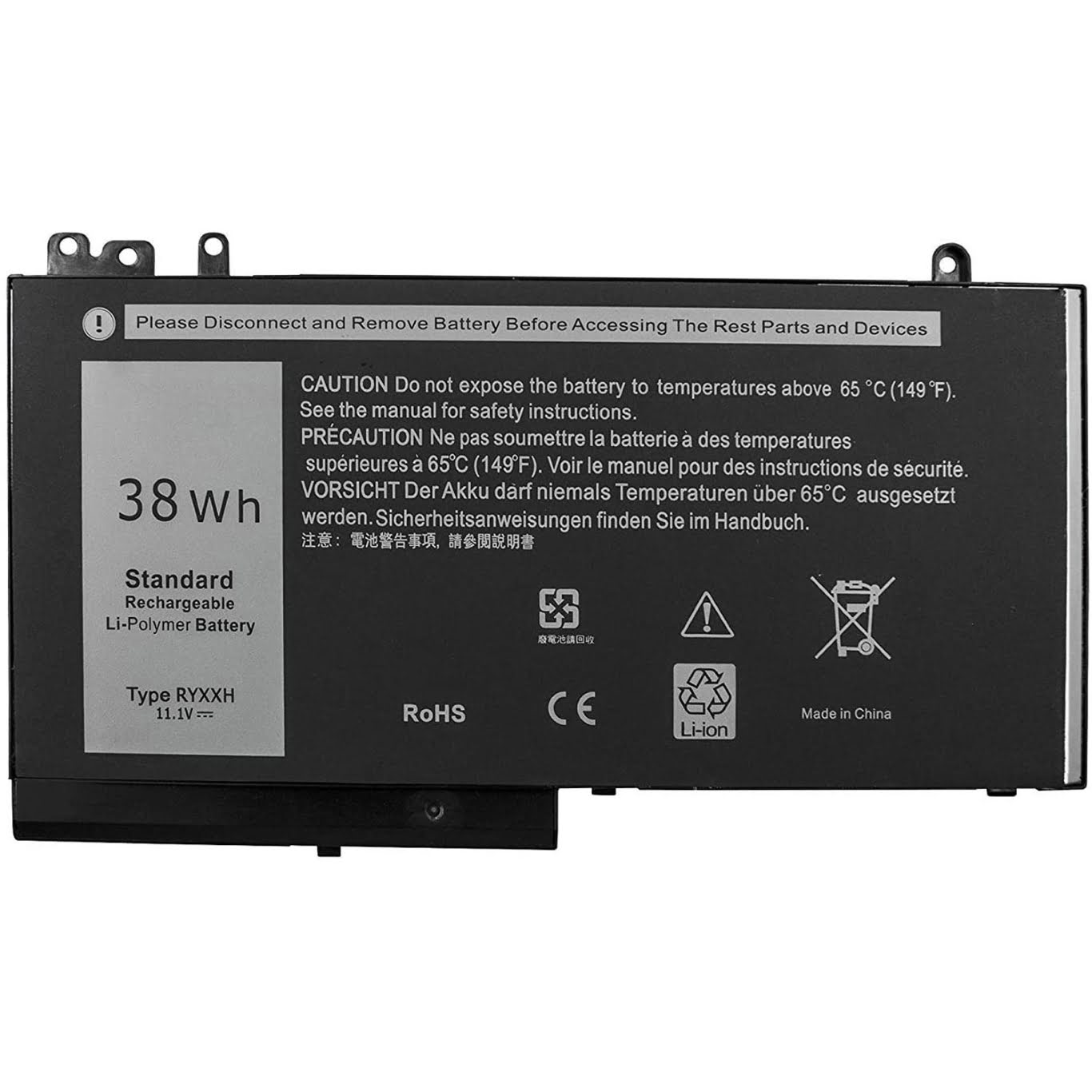 05TFCY, 09P402 replacement Laptop Battery for Dell Latitude 12 5000, Latitude 12 E5250, 11.4v, 40wh