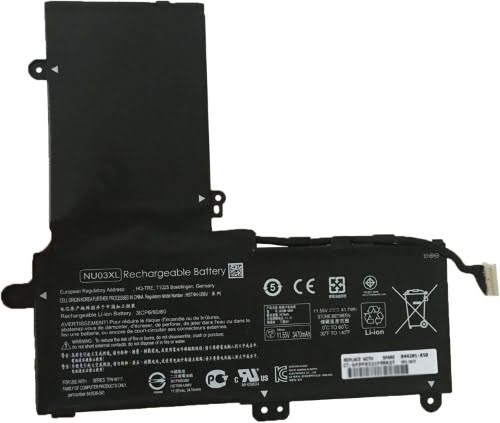 843536-541, 844201-850 replacement Laptop Battery for HP Pavilion X360 11 Series, Pavilion X360 11-u000, 11.55v, 41.7wh