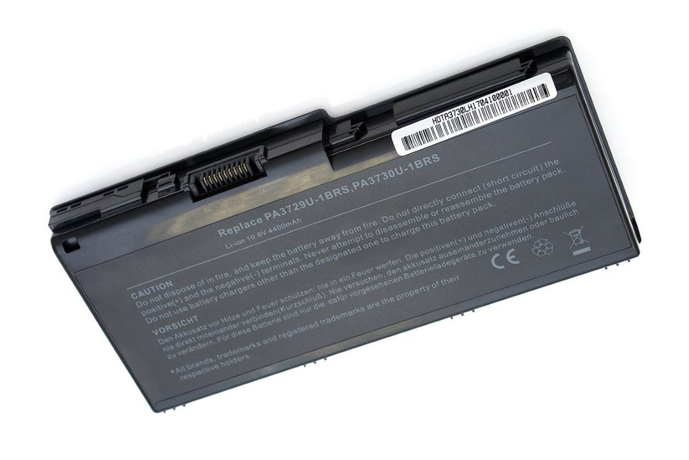 PA3729U-1BAS, PA3729U-1BRS replacement Laptop Battery for Toshiba Qosmio 90LW, Qosmio 97K, 6 cells, 10.8V, 4400mAh