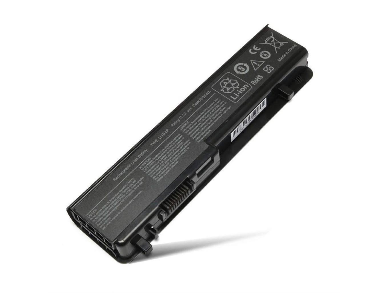 312-0186, N855P replacement Laptop Battery for Dell Studio 17, Studio 1745, 6 cells, 11.1V, 4400mah/49wh