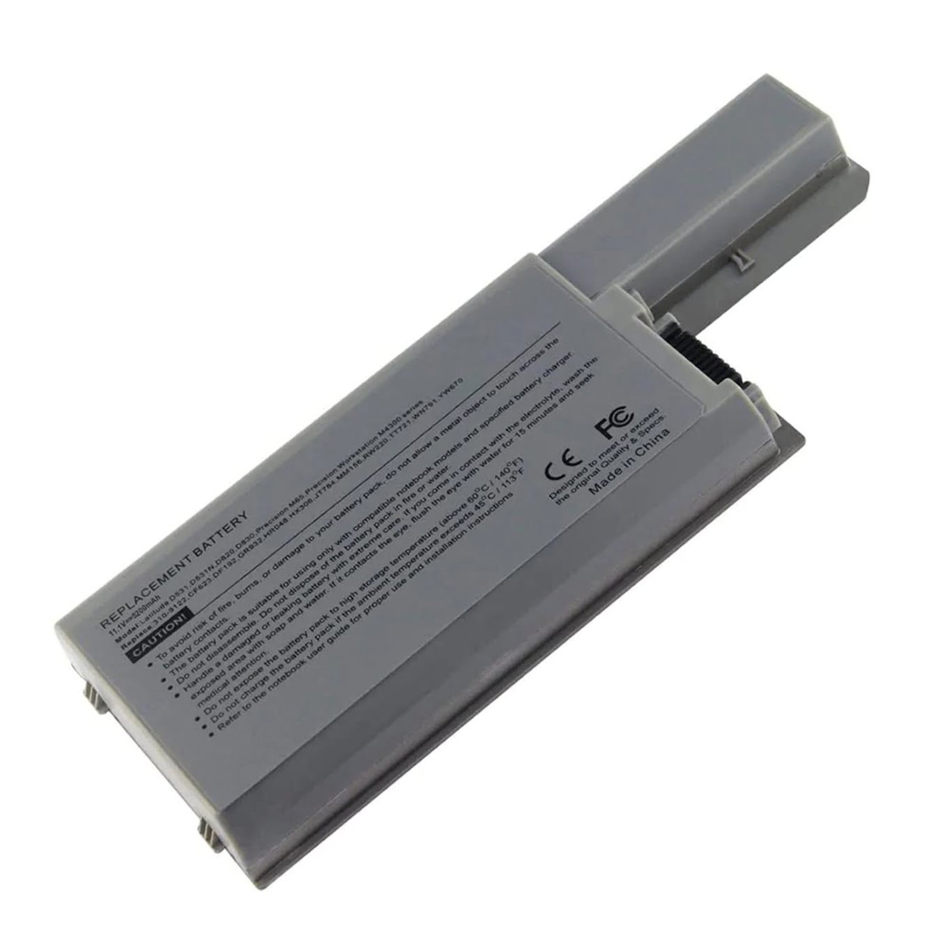 0CW666, 0CW674 replacement Laptop Battery for Dell Latitude D531, Latitude D531N, 11.1V, 6 cells, 4400mah/49wh