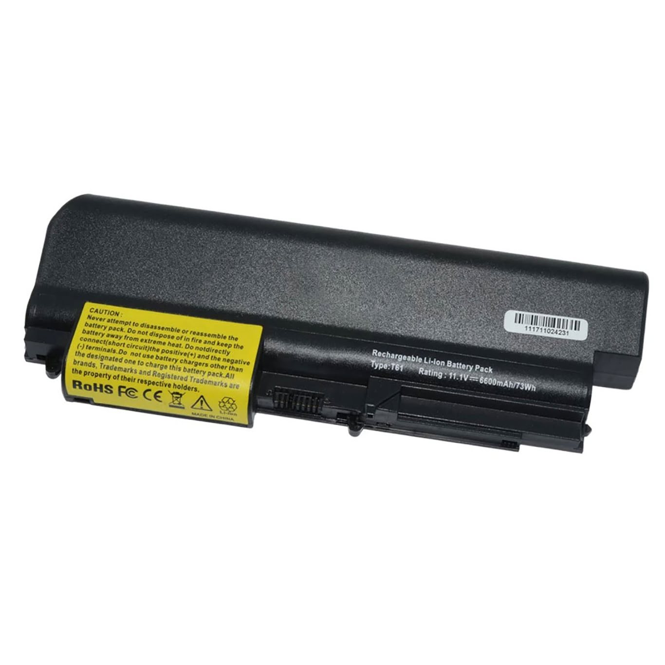 41U3198, 42T4547 replacement Laptop Battery for Lenovo ThinkPad R400 7443, Thinkpad R400 Series, 9 cells, 10.8V, 6600mAh