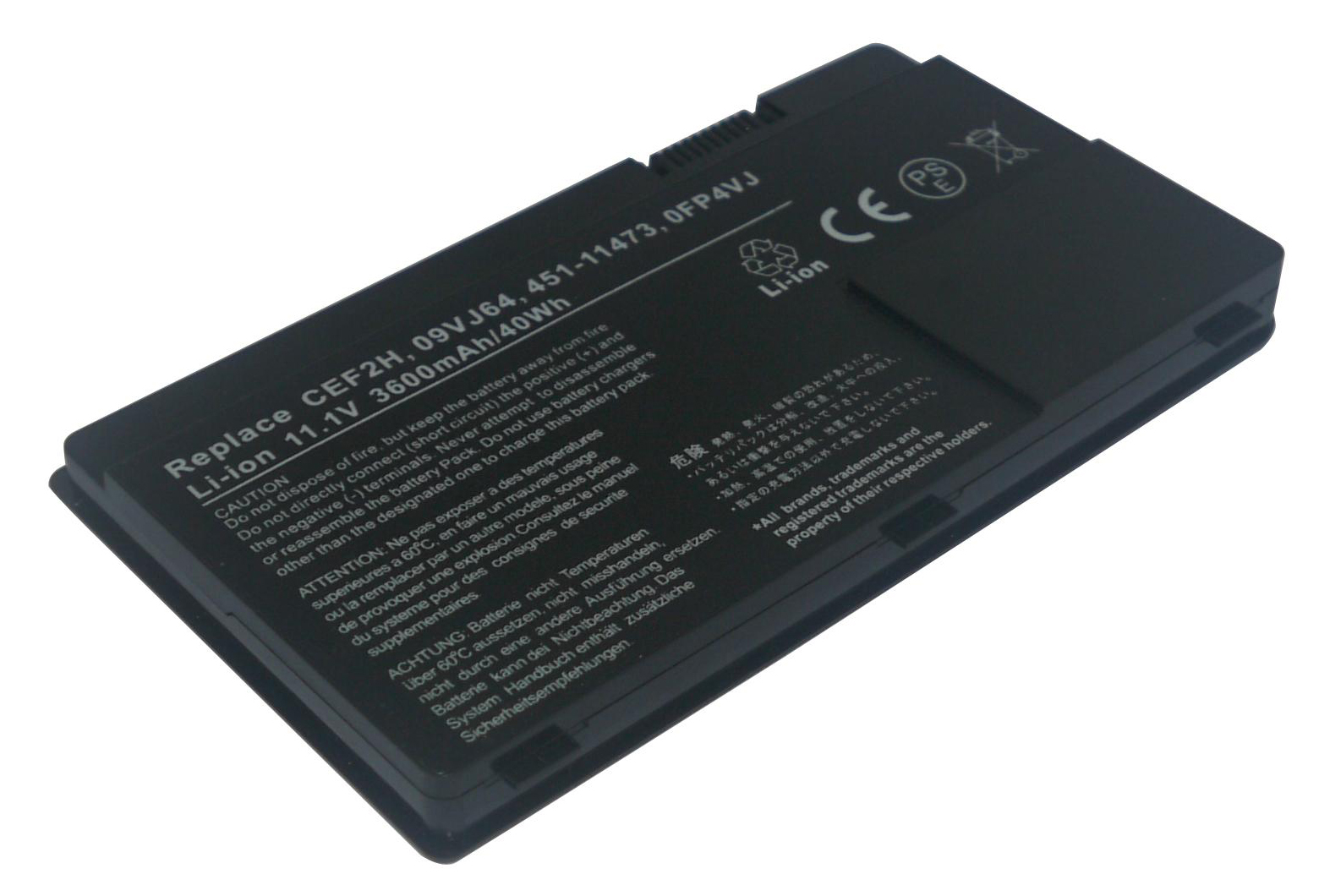 09VJ64, 0FP4VJ replacement Laptop Battery for Dell Inspiron 13Z, Inspiron 13ZD, 3600mAh, 11.10V